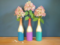 Uncork your creativity with these DIY bottle vases 