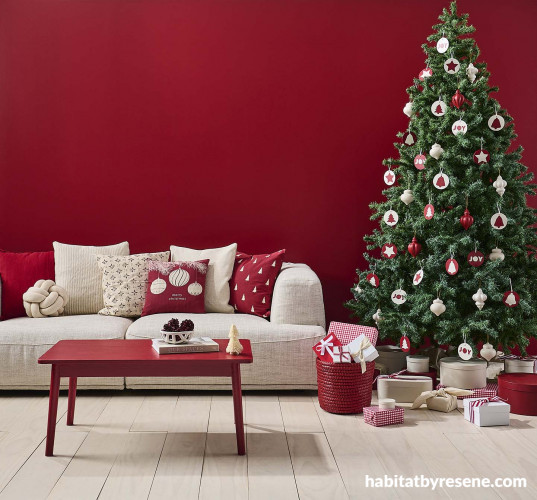 Resene Christmas Living room