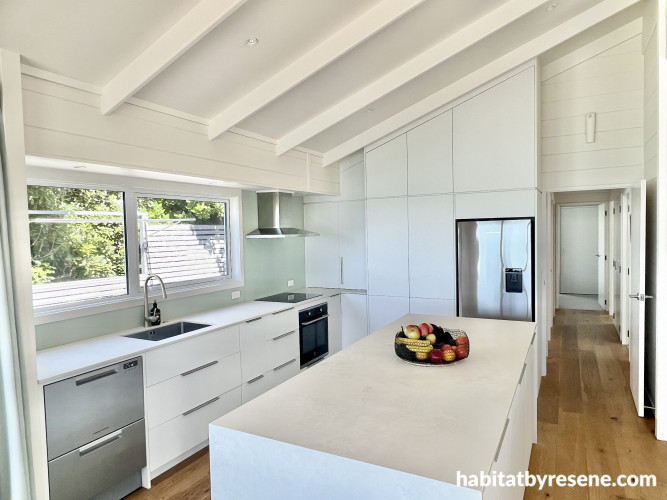 Resene white kitchen