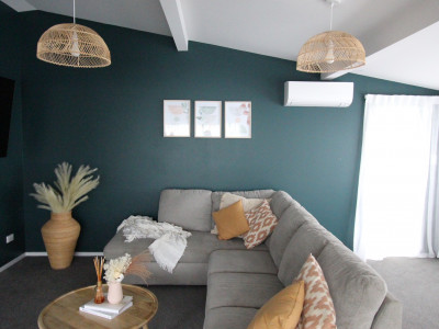 See the colours that made this ex-rental a bright and brilliant home