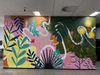 Work of art: Accenture Song's vibrant Melbourne office mural unveiled