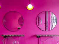 Disco fever in pink: A salon with a glamorous and groovy edge