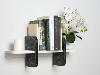 How to make your own crackle-look bookends
