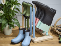 How to make your own gumboot rack