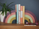 Bookends, rainbow bookends