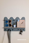 Creamy and blueish tones used in home