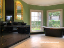 Bathroom, bathroom painted in Resene Highland