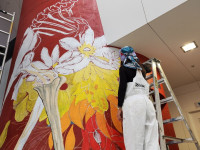 Whakawhitinga: A mural of passage and connection at the Dunedin School of Art 