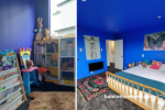 Bright blue bedrooms in Resene Beyond the sea range