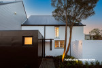 Exterior, house exterior, white house exterior, house exterior featuring Resene Black White