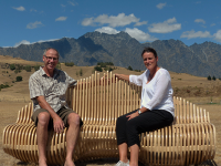 The Queenstown artists creating magnificent large scale wooden pieces