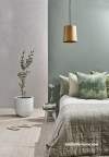 Bedroom, light grey-blue bedroom