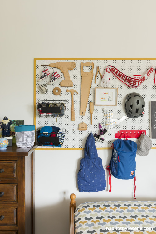 kids bedroom, childrens bedroom, boys bedroom, white bedroom, peg board, kids diy ideas