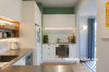 green, kitchen, renovation, kitchen renovation