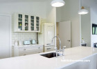 white kitchen, resene white, neutrals, bungalow, new build, resene quarter villa white