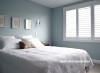 blue bedroom, resene half opal, resene, renovation